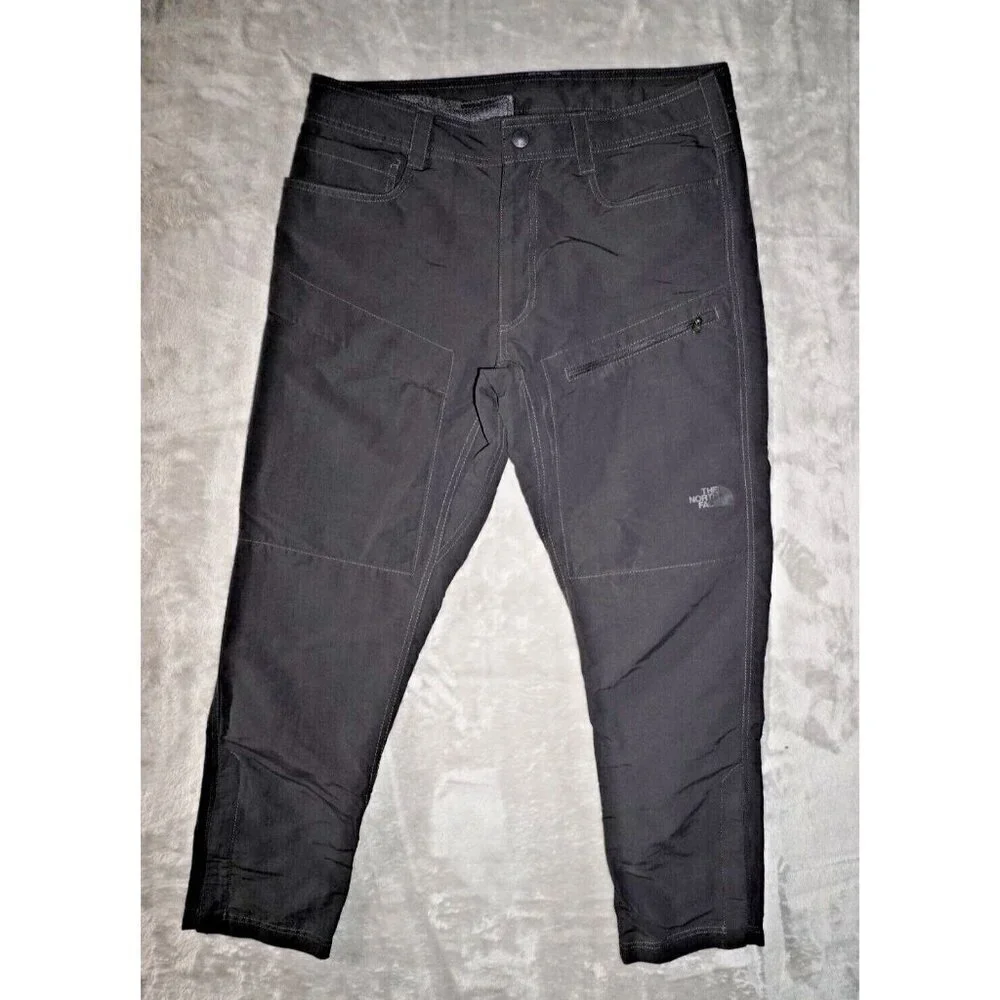 The North Face Paramount Trail Pants Men's Size W34 Asphalt Gray FlashDry Nylon